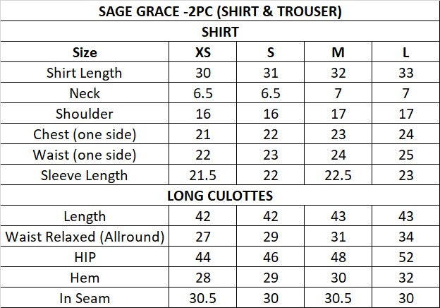 Size Guide