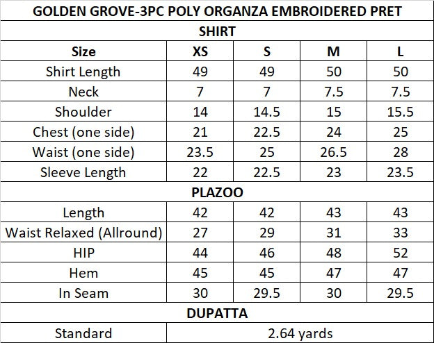 Size Guide