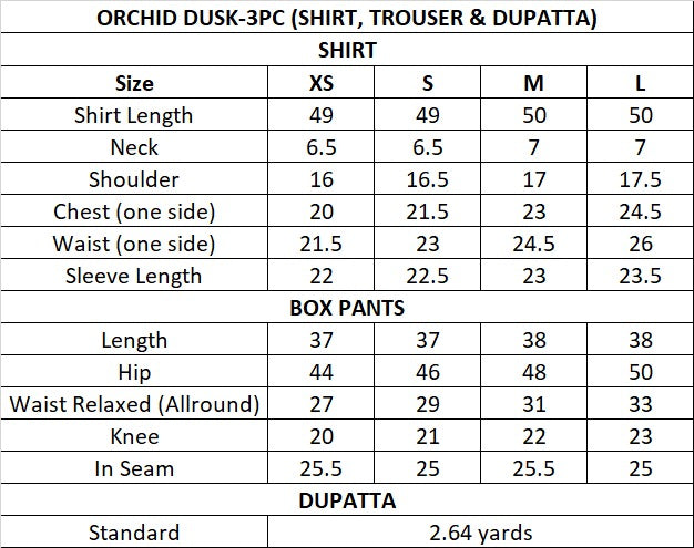 Size Guide