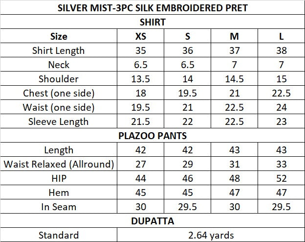 Size Guide