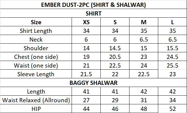 Size Guide