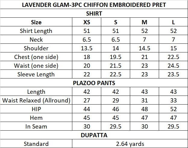 Size Guide