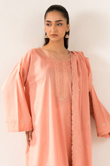 CORAL SAND-2PC (SHIRT & DUPATTA)