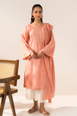 CORAL SAND-2PC (SHIRT & DUPATTA)