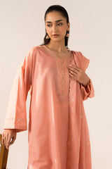 CORAL SAND-2PC (SHIRT & DUPATTA)