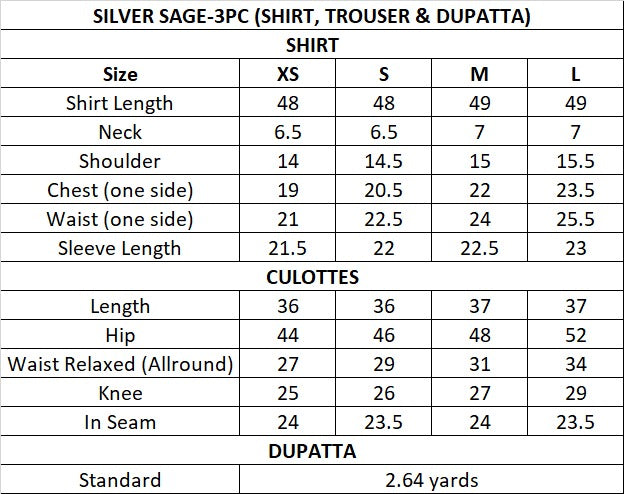 Size Guide