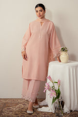 BOTANICAL BLUSH-2PC (SHIRT & DUPATTA)