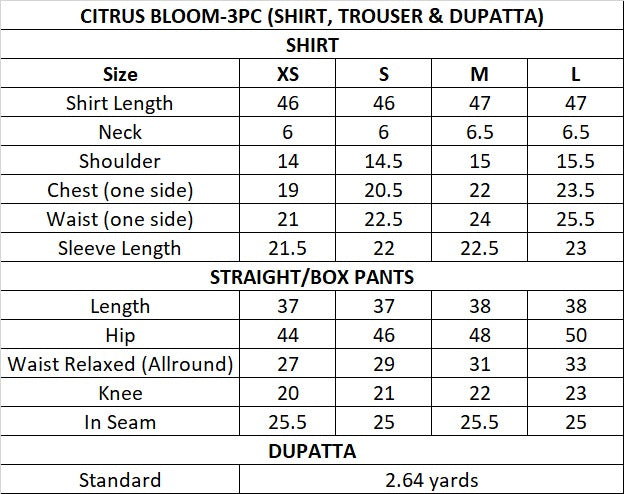 Size Guide