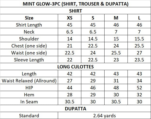 Size Guide