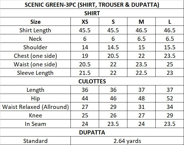 Size Guide