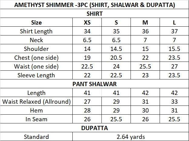 Size Guide