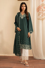 ALPINE GREEN-2PC (SHIRT & DUPATTA)