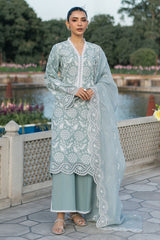 OCEAN SPRUCE-3PC (SHIRT, TROUSER & DUPATTA)