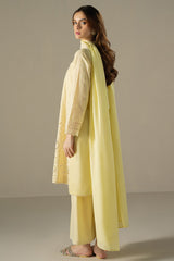 LEMON ZEST-3PC (SHIRT,TROUSER & DUPATTA)