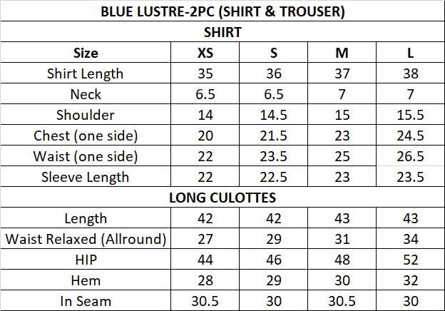 Size Guide