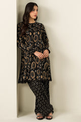 URBAN IKAT-2PC LINEN PRINTED SUIT