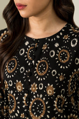 URBAN IKAT-2PC LINEN PRINTED SUIT