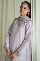 VIOLET VEIL-3PC (SHIRT, TROUSER & DUPATTA)
