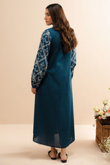 CERULEAN DREAM DYED LAWN SHIRT