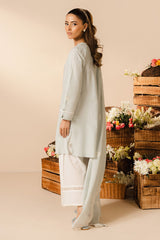 SKY GRAY-2PC (SHIRT & DUPATTA)