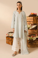 SKY GRAY-2PC (SHIRT & DUPATTA)