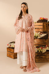 BLUSH DEW-2PC (SHIRT & DUPATTA)