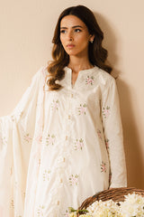 IVORY CHARM-2PC (SHIRT & DUPATTA)