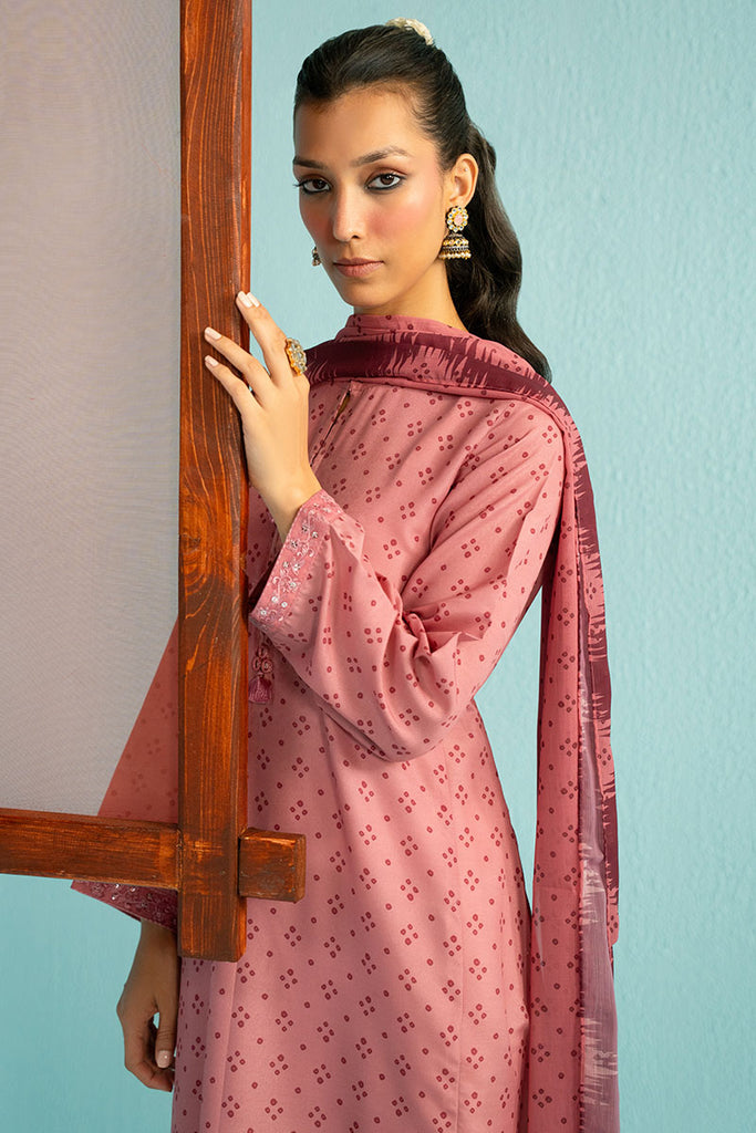 PINK PEARL-2PC (SHIRT & DUPATTA)