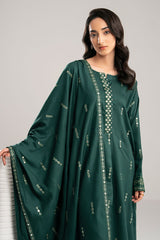 GREEN DROP-2PC(SHIRT & DUPPATA)