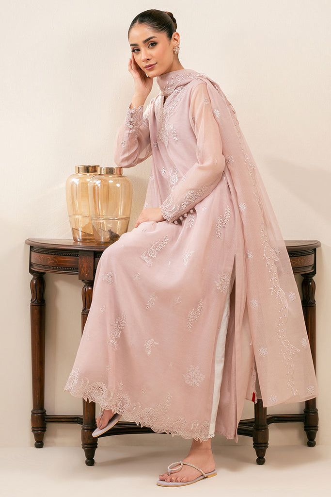 MAUVE GLORY-2PC (SHIRT & DUPATTA)
