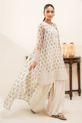 GREEN SPARKLE-2PC (SHIRT & DUPATTA)
