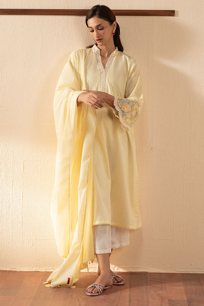 GOLD FUZZ-2PC (SHIRT & DUPATTA)