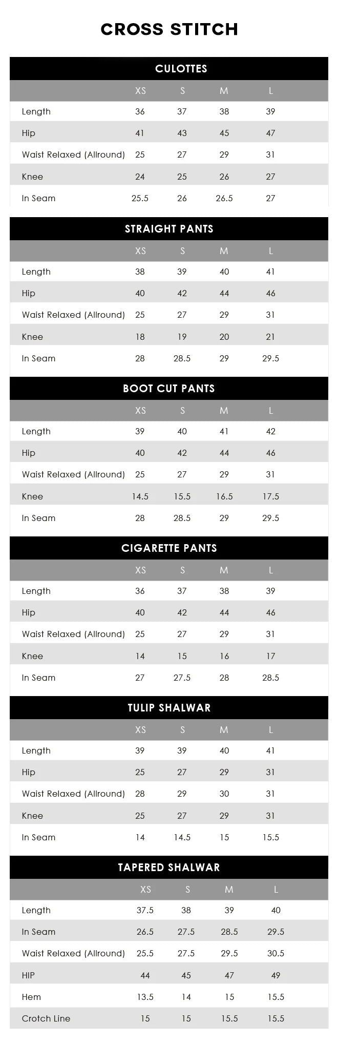 Size Guide