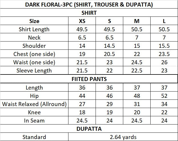 Size Guide