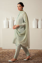 GREEN MIST-2PC (SHIRT & DUPATTA)