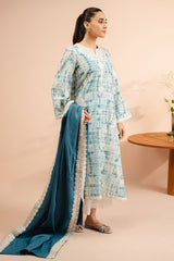 AQUA MARINA-2PC (SHIRT & DUPATTA)