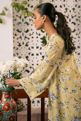 VERDANT FLORA-2 PIECE PRINTED LINEN SUIT