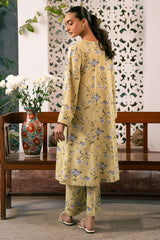 VERDANT FLORA-2 PIECE PRINTED LINEN SUIT