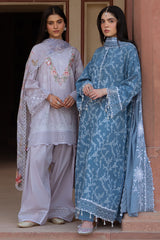 SILVER MIST-3PC JACQUARD SUIT
