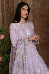 LAVENDER BLISS-3PC JACQUARD SUIT
