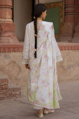FLORAL GARLAND-3PC PRINTED LAWN SUIT