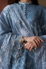 SILVER MIST-3PC JACQUARD SUIT