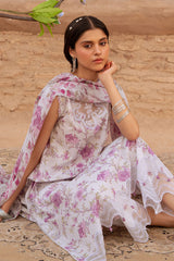 LILAC HINT-3PC PRINTED LAWN SUIT