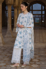 SUMMER MELODY-3PC PRINTED LAWN SUIT