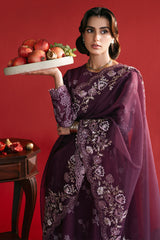 DEEP FLARE-3PC JACQUARD SUIT