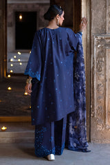 STAR GAZE-3PC EMBROIDERED LAWN SUIT