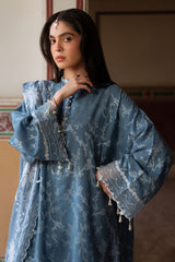 SILVER MIST-3PC JACQUARD SUIT