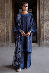 STAR GAZE-3PC EMBROIDERED LAWN SUIT