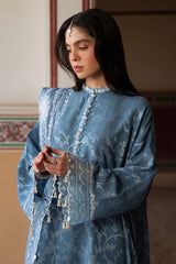 SILVER MIST-3PC JACQUARD SUIT