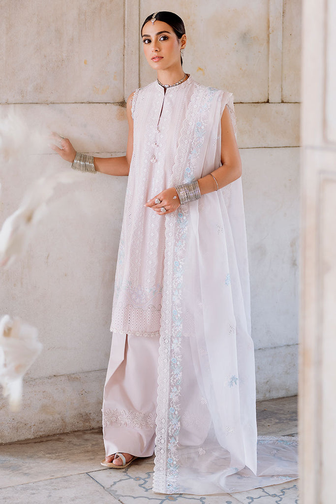 HUSHED MAUVE-3PC (SHIRT, TROUSER & DUPATTA)